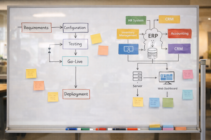 ERP implementation workspace